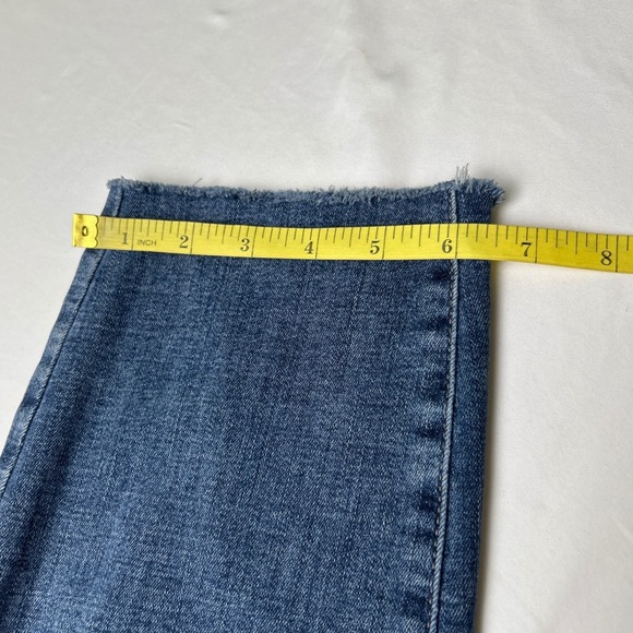 JAG Cecilia Mid Rise Skinny Jeans Women Size 10 Raw Edge Hem Medium Wash Stretch - Picture 10 of 11